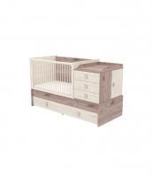 Viktória MULTI kombi postýlka s přebalovacím pultem 