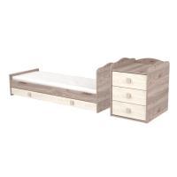 Viktória kombi postýlka 3-zásuvková s přebalovacím pultem 