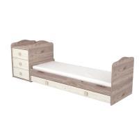 Viktória kombi postýlka 3-zásuvková s přebalovacím pultem 