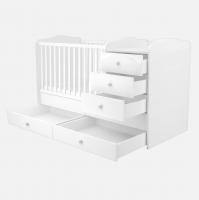 Félix MAXI 5-zásuvková kombi postýlka s přebalovacím pultem 