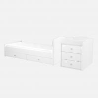 Félix MAXI 5-zásuvková kombi postýlka s přebalovacím pultem 