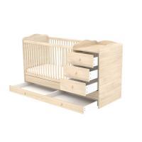 Nikoleta kombi postýlka 3-zásuvková s přebalovacím pultem 