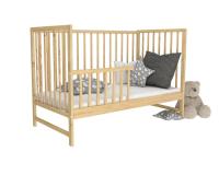 Bobas Dětská dřevěná postýlka Magda přírodní