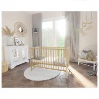 Bobas Dětská dřevěná postýlka Magda přírodní