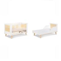 Klups Dřevěná dětská postýlka LYDIA 140×70cm