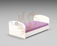 Dětská postýlka Faktum Lexi bílá 140x70cm