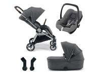 Mamas & Papas Strada 2v1 + autosedačka Maxi-Cosi Cabriofix + Adaptéry Grey Mist