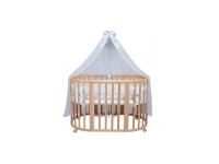 Dětská rostoucí postýlka 9v1 oval Natural + Matrace 2v1