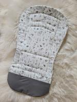 Handmade Podložka do kočárku zajíčky