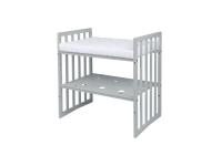 Dětská kulatá postýlka 9v1 oval grey + Set