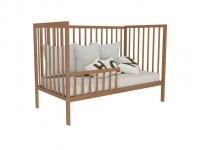 Dřevěná dětská postýlka zlatý dub