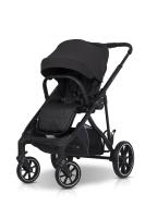 Easy Go Duoflex sportovní kočárek pro dvojčata Ebony Black