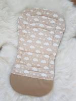 Handmade Podložka do kočárku obláček