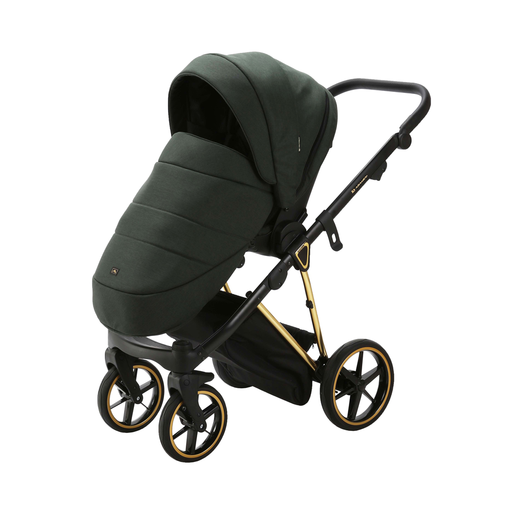 ADAMEX Kočárek kombinovaný Belissa Special Edition Dark Green/Gold