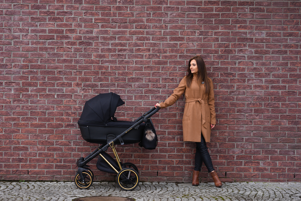 ADAMEX Kočárek kombinovaný Belissa Special Edition Dark Green/Gold