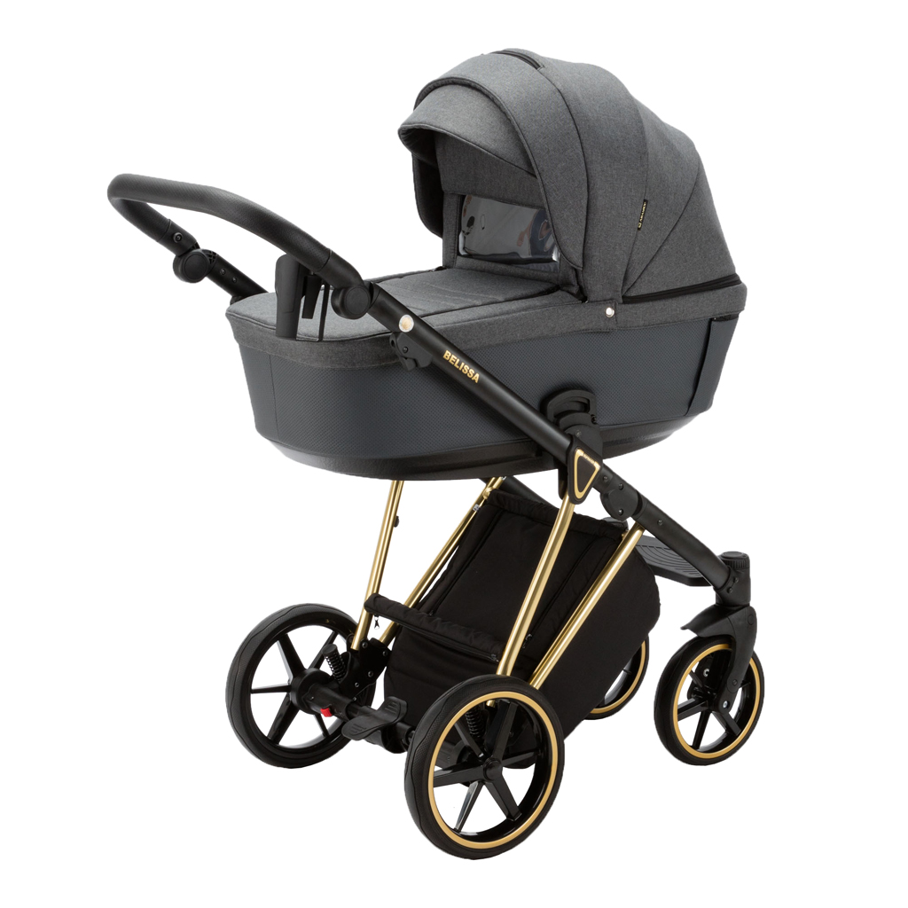 ADAMEX Kočárek kombinovaný Belissa Special Edition Grafit/Gold