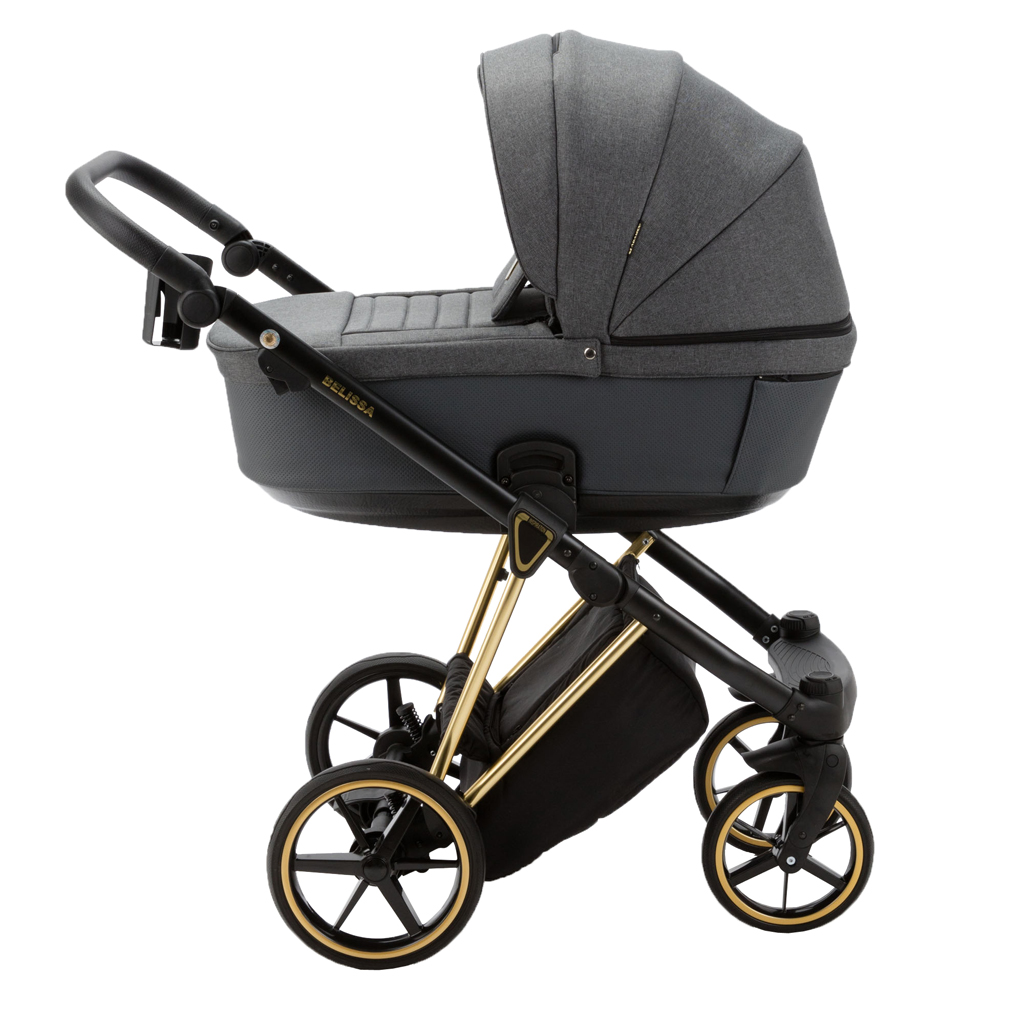 ADAMEX Kočárek kombinovaný Belissa Special Edition Grafit/Gold