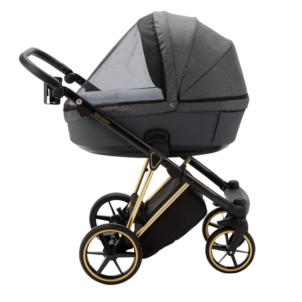 ADAMEX Kočárek kombinovaný Belissa Special Edition Grafit/Gold
