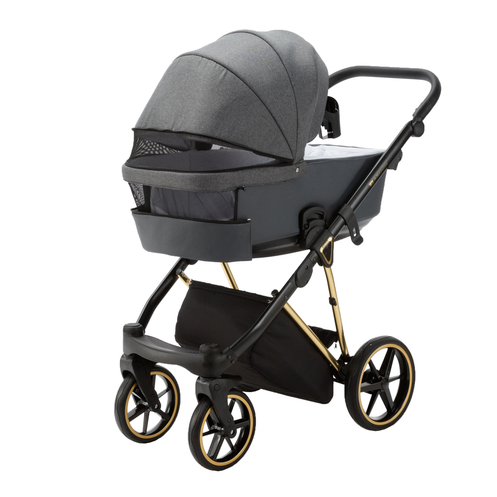 ADAMEX Kočárek kombinovaný Belissa Special Edition Grafit/Gold