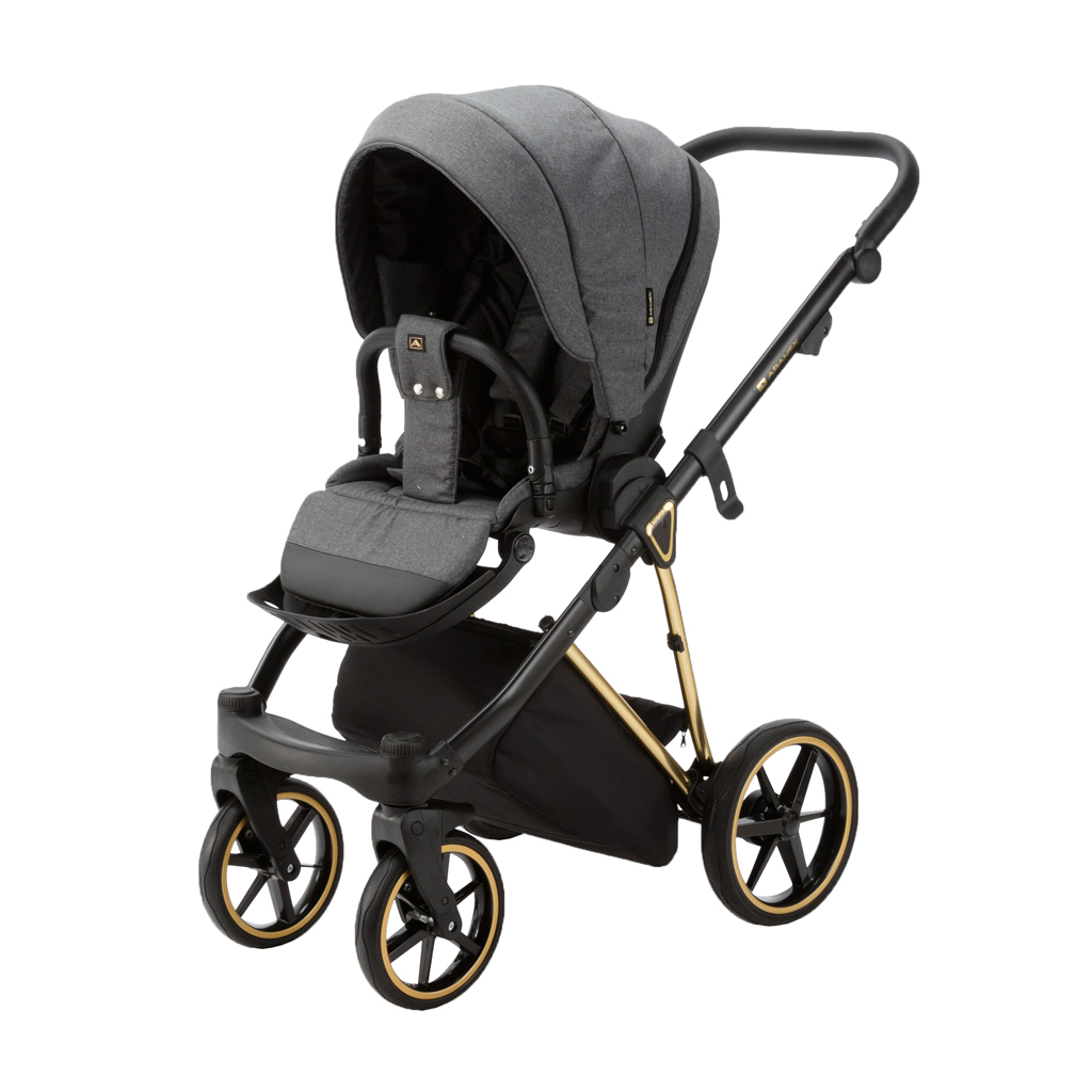 ADAMEX Kočárek kombinovaný Belissa Special Edition Grafit/Gold