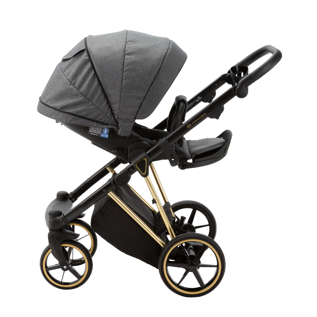ADAMEX Kočárek kombinovaný Belissa Special Edition Grafit/Gold