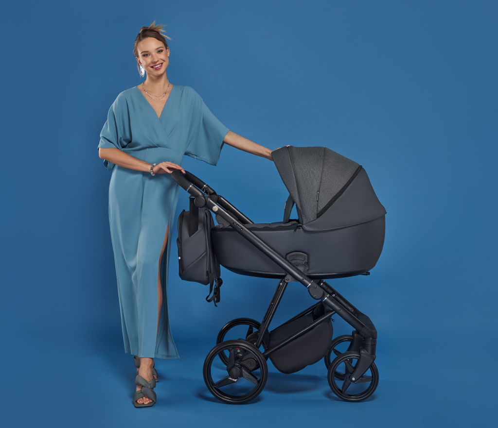 ADAMEX Kočárek kombinovaný Blanc Standard Grafit