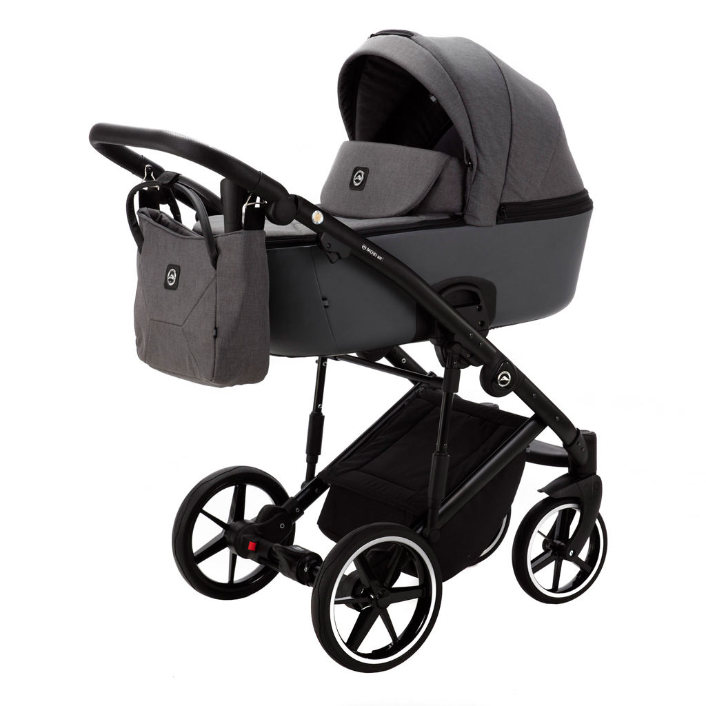ADAMEX Kočárek kombinovaný Mobi New Lux Grafit
