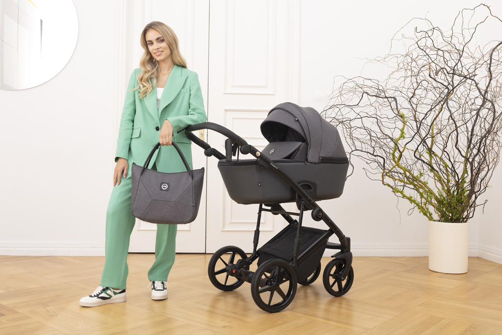 ADAMEX Kočárek kombinovaný Mobi New Lux Green