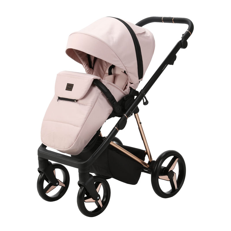 ADAMEX Kočárek kombinovaný Quantum Special Edition Pink/Rosegold