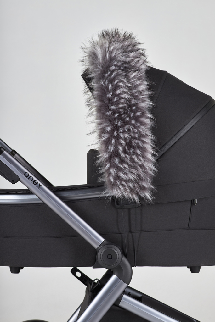 ANEX Kožešina Hood black