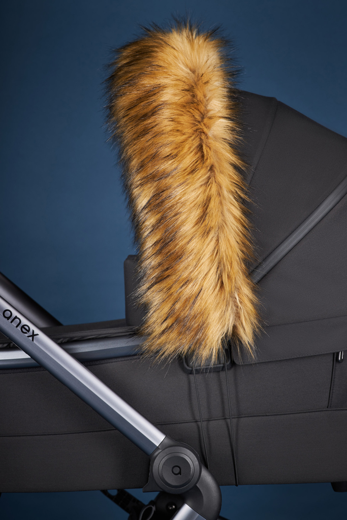 ANEX Kožešina Hood brown