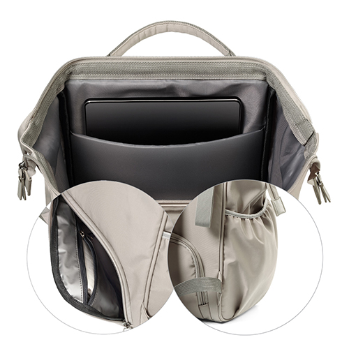 BABYONO Taška přabalovací/batoh Modern Style beige