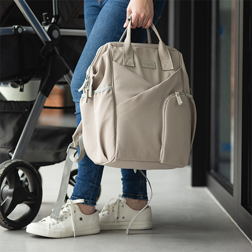 BABYONO Taška přabalovací/batoh Modern Style beige