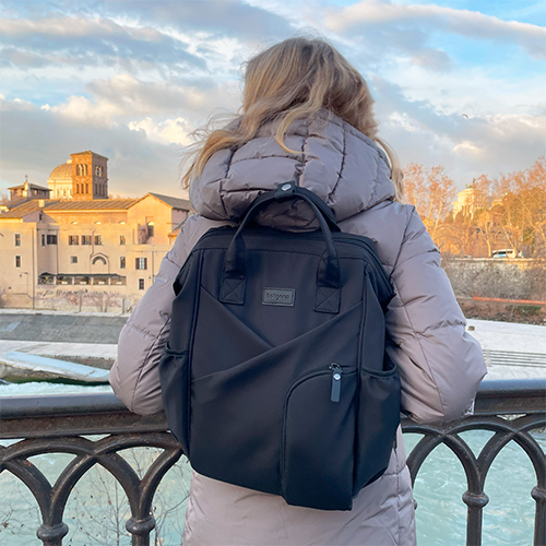 BABYONO Taška přabalovací/batoh Modern Style black