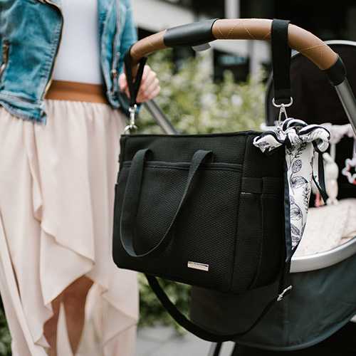 BABYONO Taška přebalovací Carmen - black