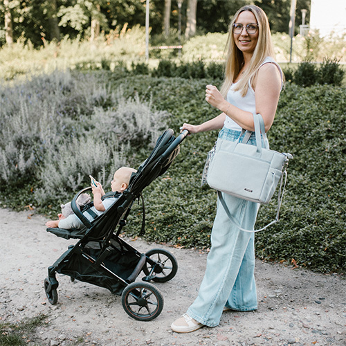 BABYONO Taška přebalovací Carmen - grey