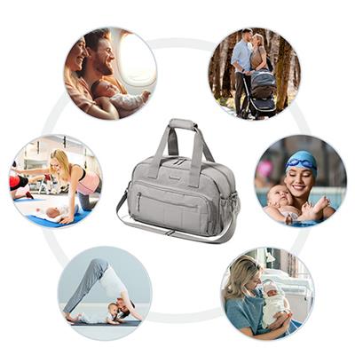 BABYONO Taška přebalovací cestovní 40x20x25 cm - grey