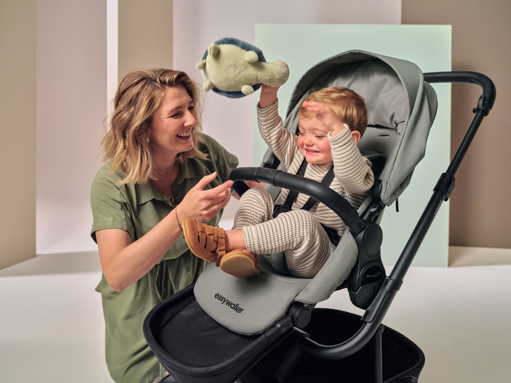 EASYWALKER Kočárek kombinovaný Harvey⁵ 2v1 Pebble Grey LITE RWS