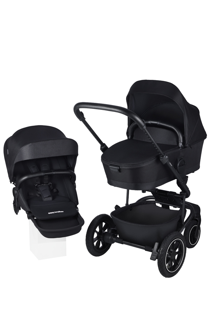 EASYWALKER Kočárek kombinovaný Harvey⁵ Midnight Black XXL AIR