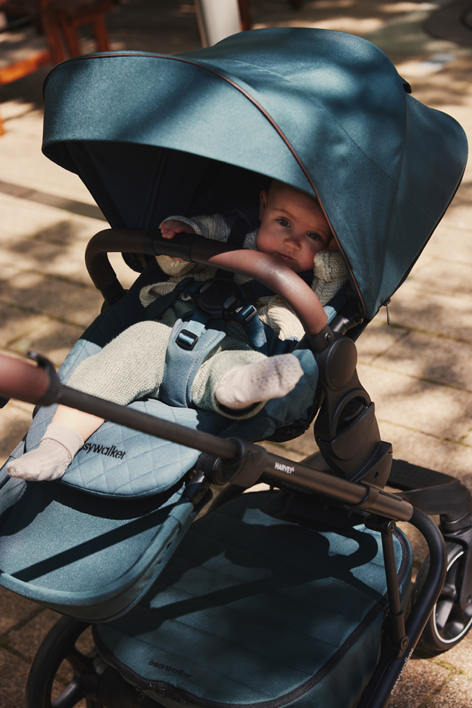 EASYWALKER Kočárek kombinovaný Harvey⁵ Premium 2v1 Jade Green LITE AIR