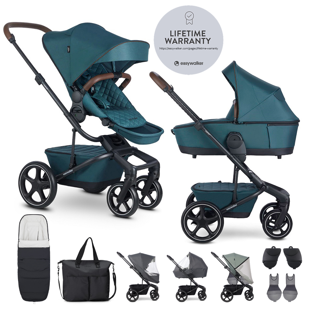 EASYWALKER Kočárek kombinovaný Harvey⁵ Premium Jade Green XXL RWS