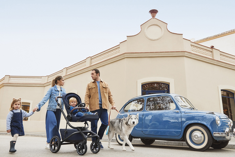 EASYWALKER Kočárek kombinovaný Jimmey Indigo Blue XXL AIR + RWS