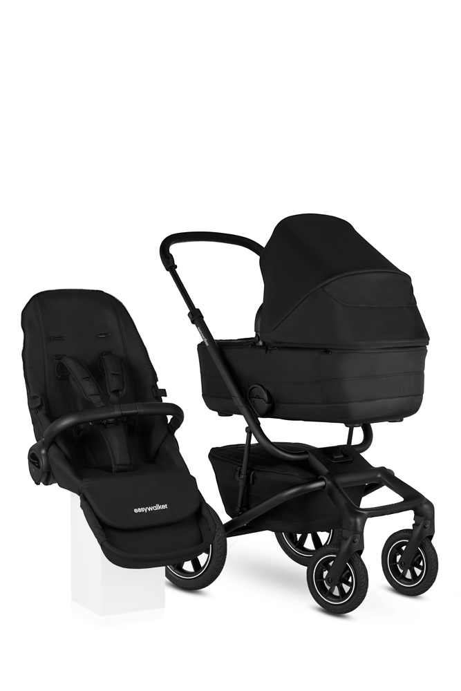 EASYWALKER Kočárek kombinovaný Jimmey Pepper Black XXL AIR + RWS