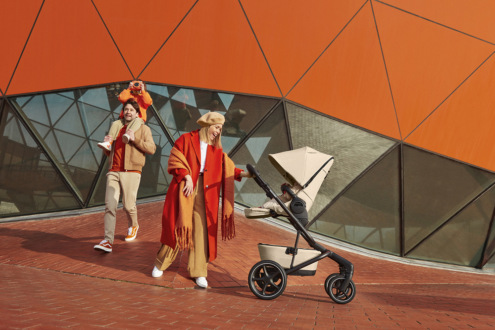 EASYWALKER Kočárek kombinovaný Jimmey Sand Taupe XXL AIR + RWS