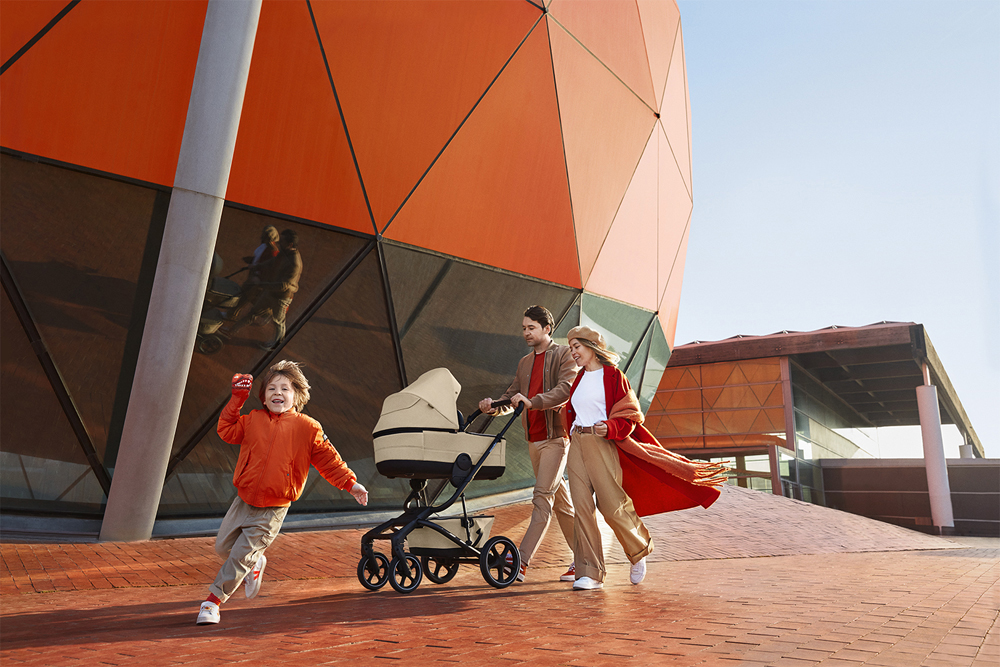 EASYWALKER Kočárek kombinovaný Jimmey Sand Taupe XXL AIR + RWS