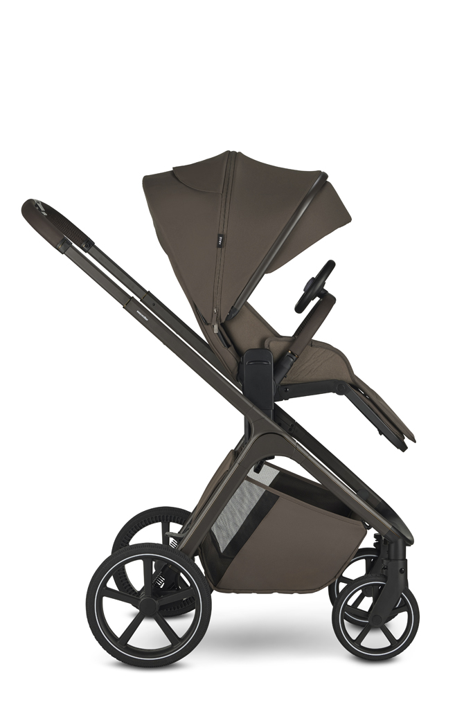 EASYWALKER Kočárek kombinovaný Zoey Chestnut Brown + CYBEX Aton B2 i-Size + základna