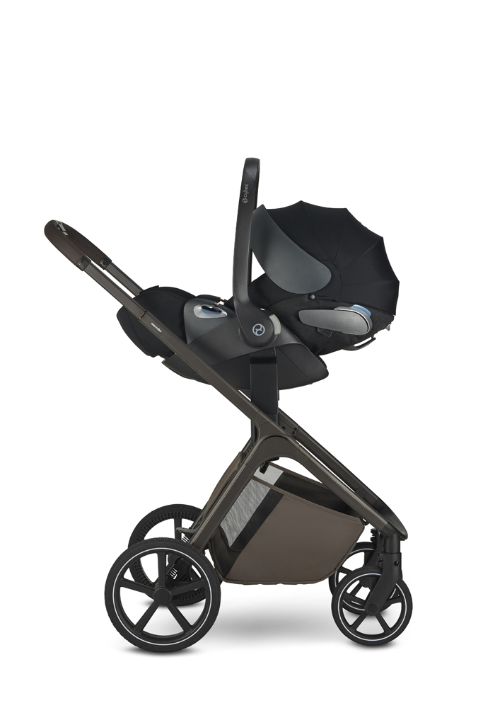 EASYWALKER Kočárek kombinovaný Zoey Chestnut Brown + CYBEX Aton B2 i-Size + základna