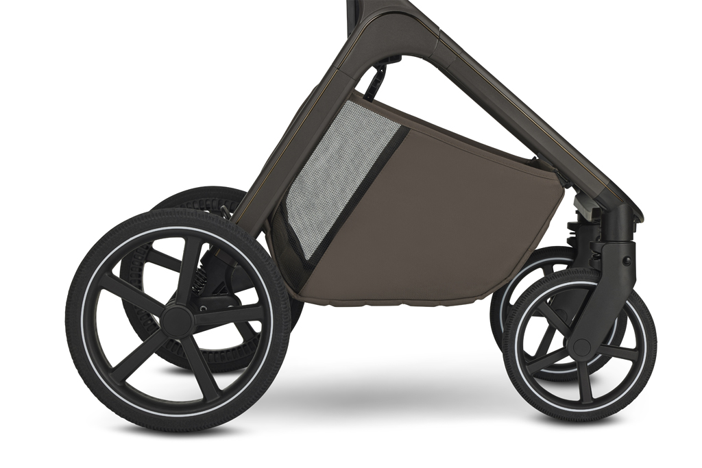 EASYWALKER Kočárek kombinovaný Zoey Chestnut Brown + CYBEX Aton B2 i-Size + základna