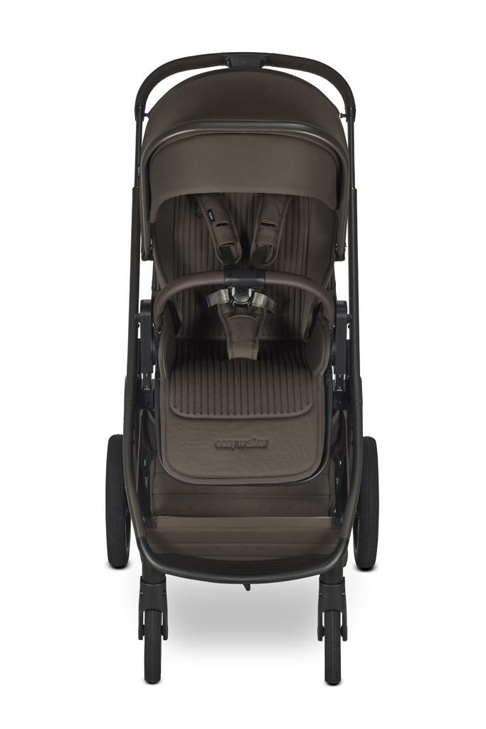 EASYWALKER Kočárek kombinovaný Zoey Chestnut Brown + CYBEX Aton B2 i-Size + základna