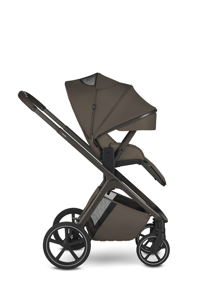 EASYWALKER Kočárek kombinovaný Zoey Chestnut Brown + CYBEX Aton B2 i-Size + základna